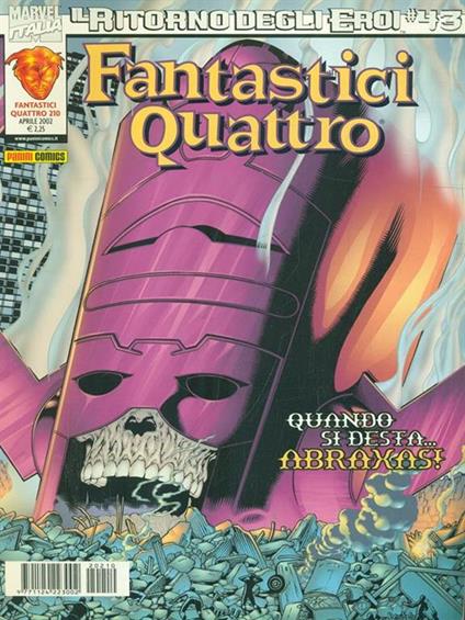 Fantastici Quattro n. 210 - aprile 2001 - copertina