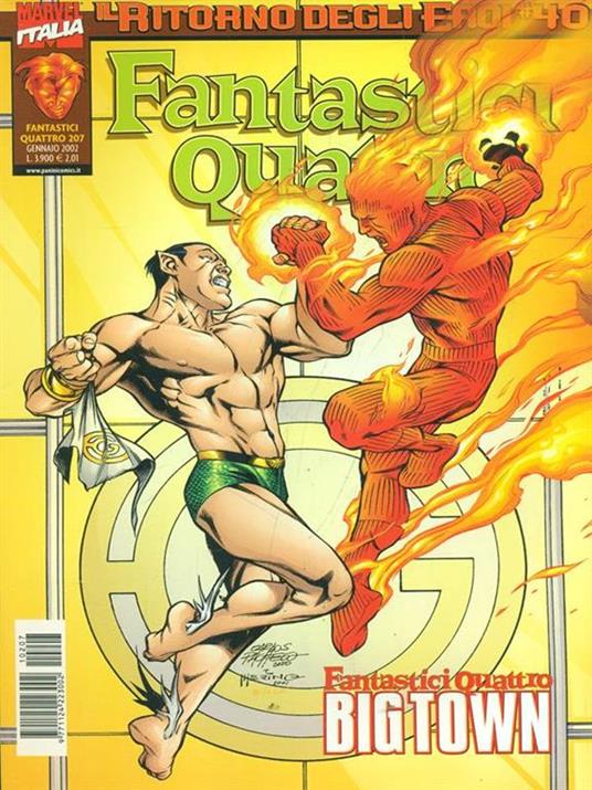 Fantastici Quattro n. 207 - gennaio 2001 - copertina