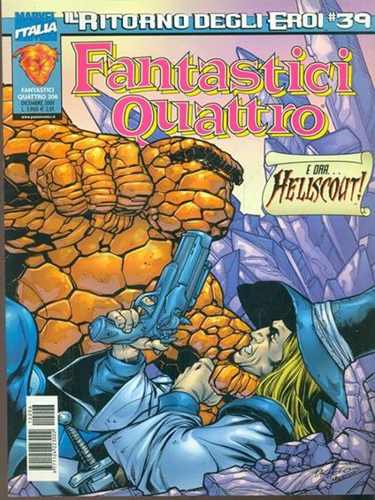 Fantastici Quattro n. 206. dicembre 2000 - copertina