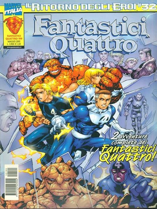 Fantastici Quattro n. 199. maggio 2000 - copertina