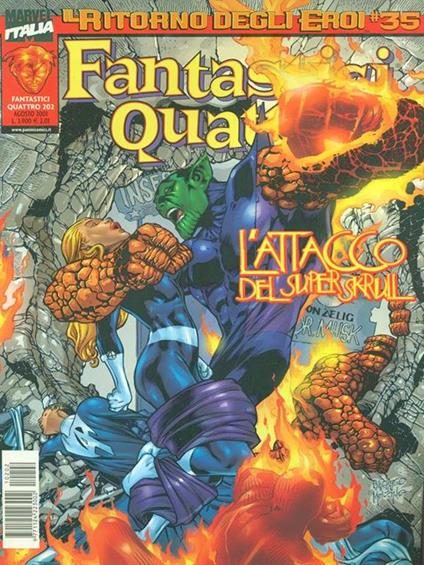 Fantastici Quattro n. 202 - agosto 2000 - copertina
