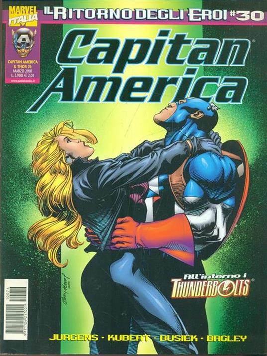Capitan America n. 76. Marzo 2001 - copertina