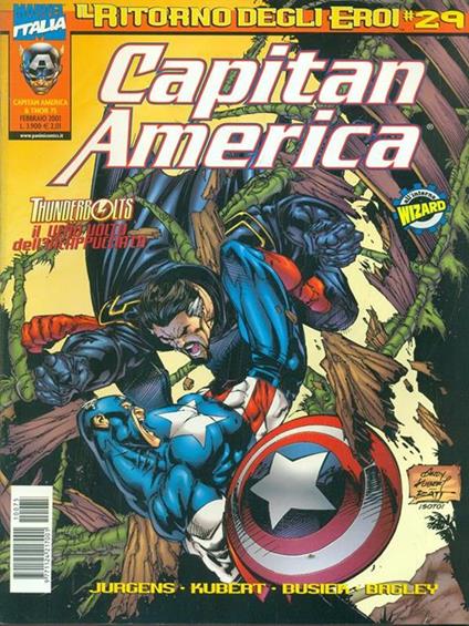 Capitan America n. 75. febbraio 2001 - copertina