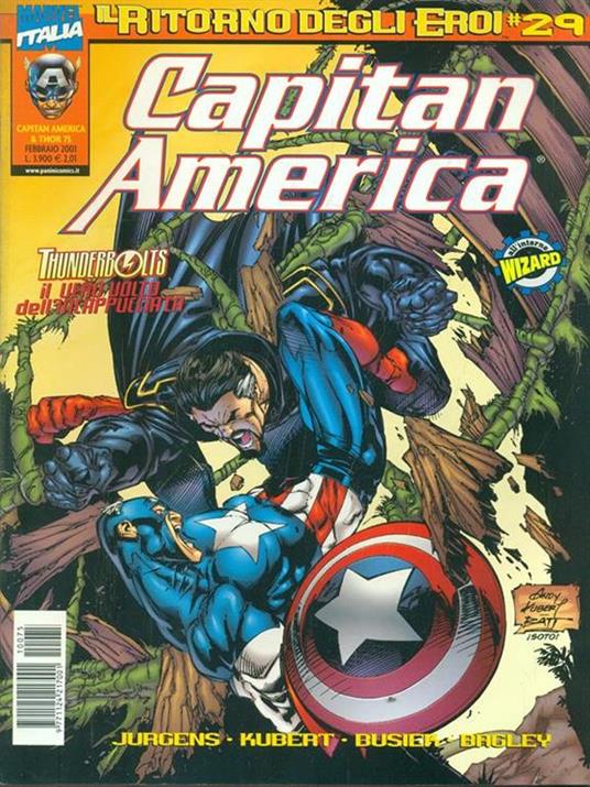 Capitan America n. 75. febbraio 2001 - copertina