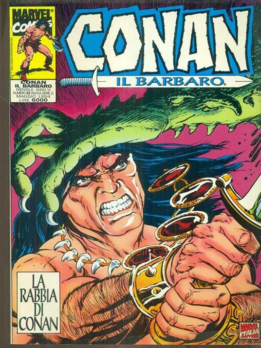 Conan il barbaro 63 / La rabbia di Conan - copertina