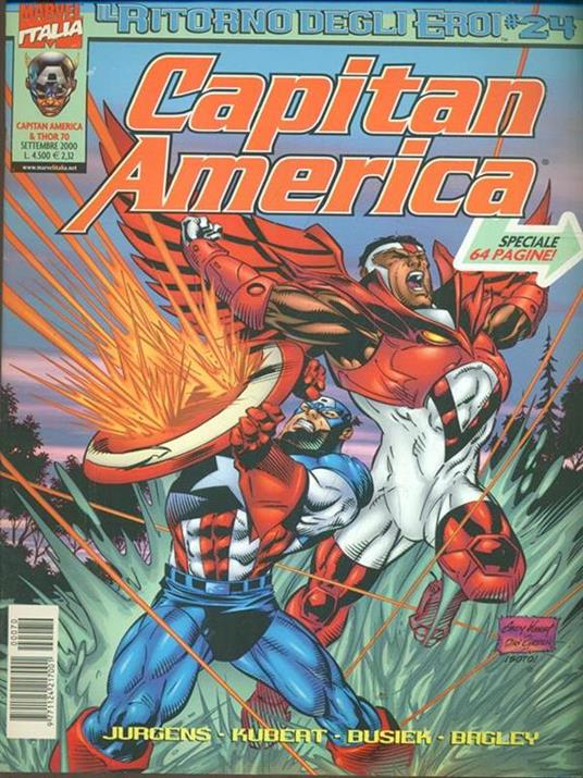 Capitan America n. 70. settembre 2000 - copertina