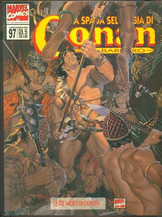 La spada selvaggia di Conan 97 / Le tre morti di Conan - copertina