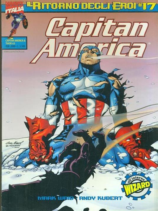 Capitan America n. 63. febbraio 2000 - copertina