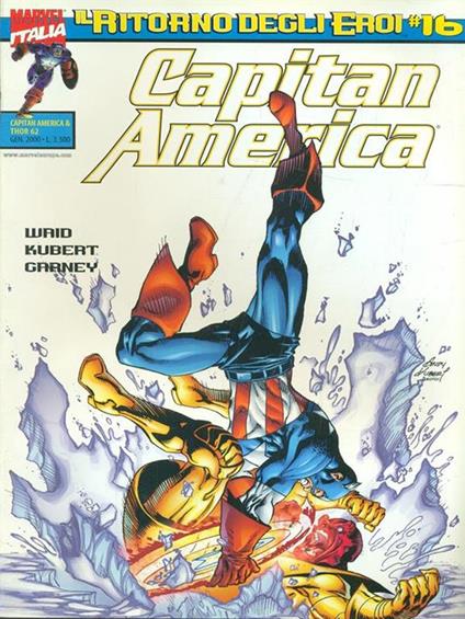 Capitan America n. 62. gennaio 2000 - copertina
