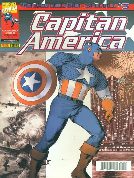 Capitan America n. 86. settembre 2002 - copertina