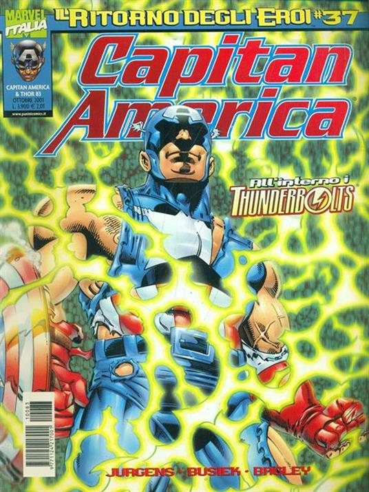 Capitan America n. 83. ottobre 2001 - copertina