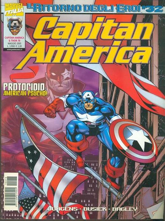 Capitan America n. 78. maggio 2001 - copertina