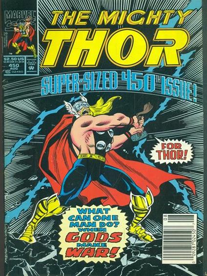 The Mighty Thor No. 450, August 1992 - copertina