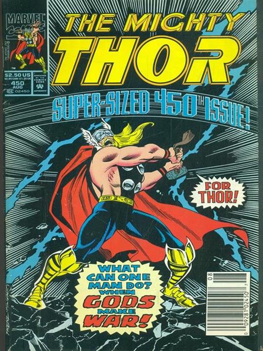 The Mighty Thor No. 450, August 1992 - copertina