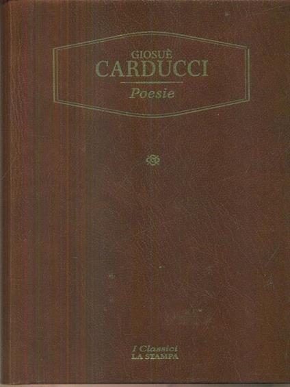 Poesie - Giosuè Carducci - copertina