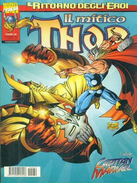 Il mitico thor 30 / sett 2001 - copertina