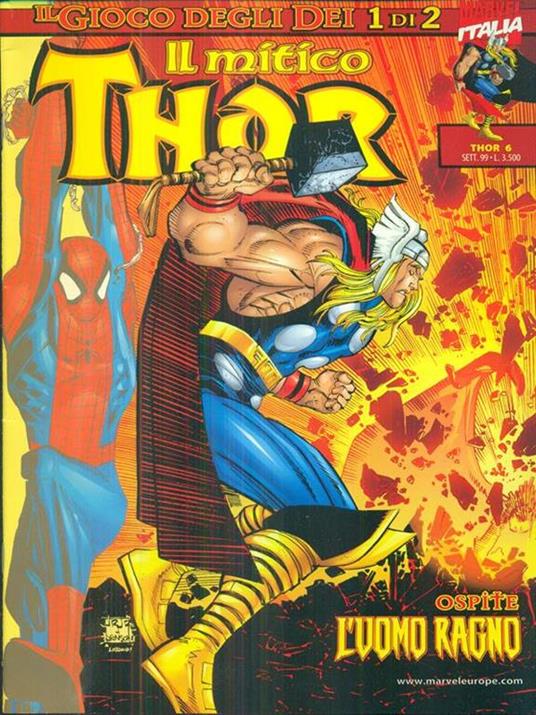 Il mitico thor 6/ sett 99 - copertina