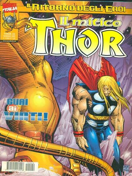 Il mitico thor 22 / gennaio 2001 - copertina