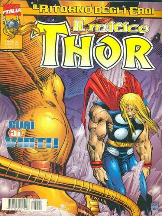 Il mitico thor 22 / gennaio 2001 - copertina