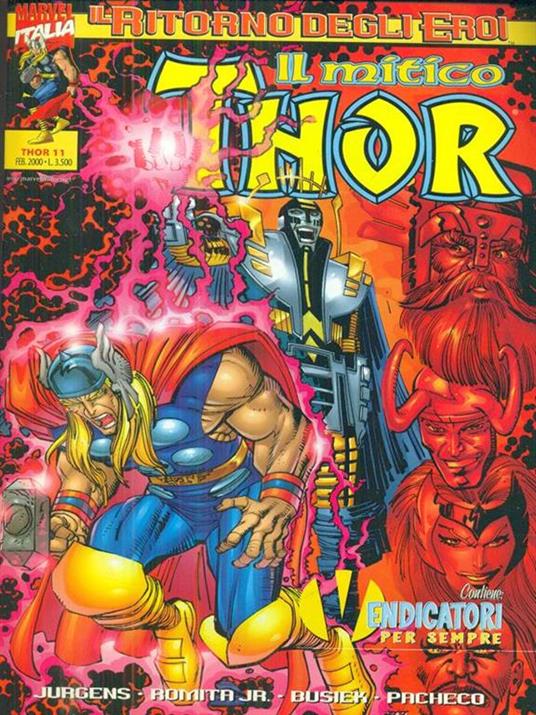 Il mitico thor 11 / feb 2000 - copertina