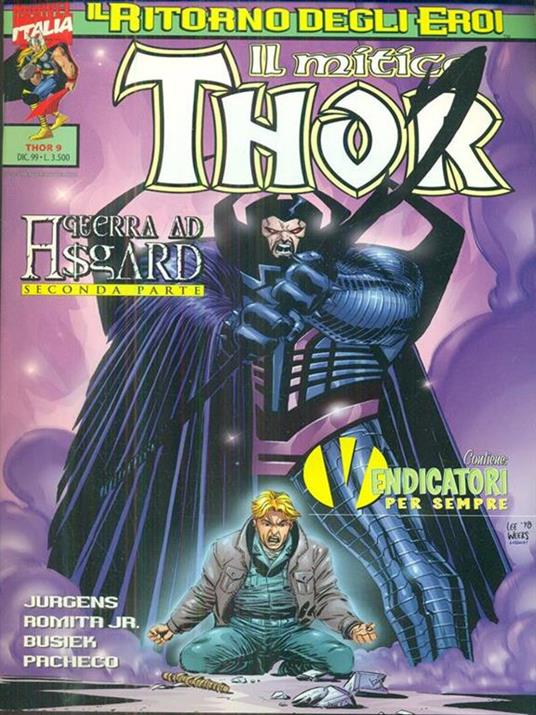 Il mitico thor 9 / dic 99 - copertina