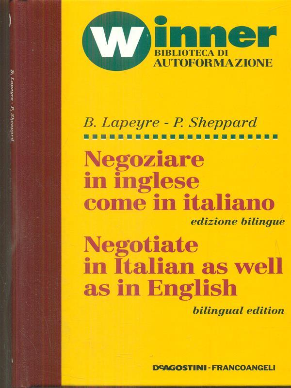 Negoziare in inglese come in italiano