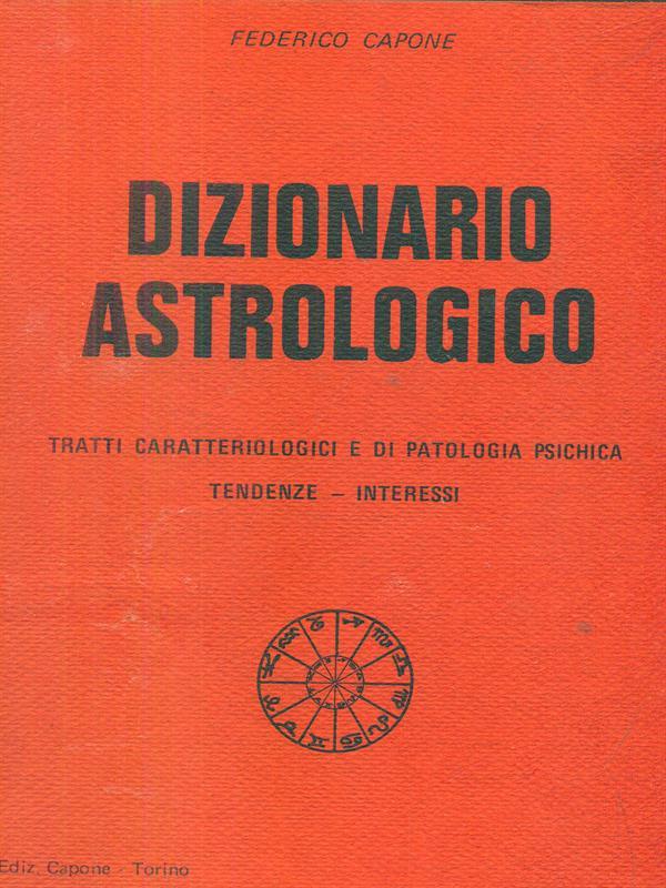 Dizionario astrologico