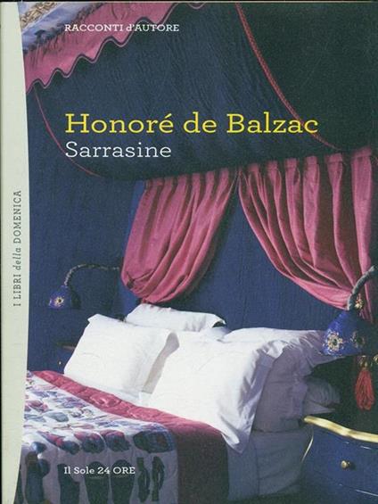 Sarrasine - Honoré de Balzac - copertina