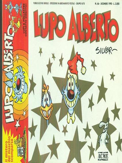 Lupo Alberto 66 / dicembre 1990 - Silver - copertina