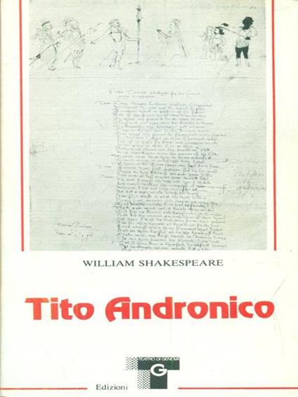 Tito Andronico - William Shakespeare - copertina