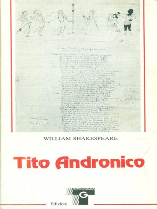 Tito Andronico - William Shakespeare - copertina