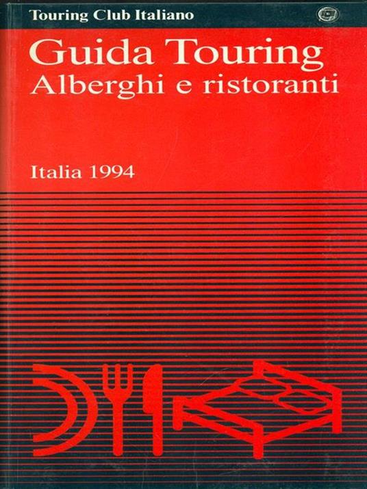 Guida Touring Alberghi e ristoranti - copertina