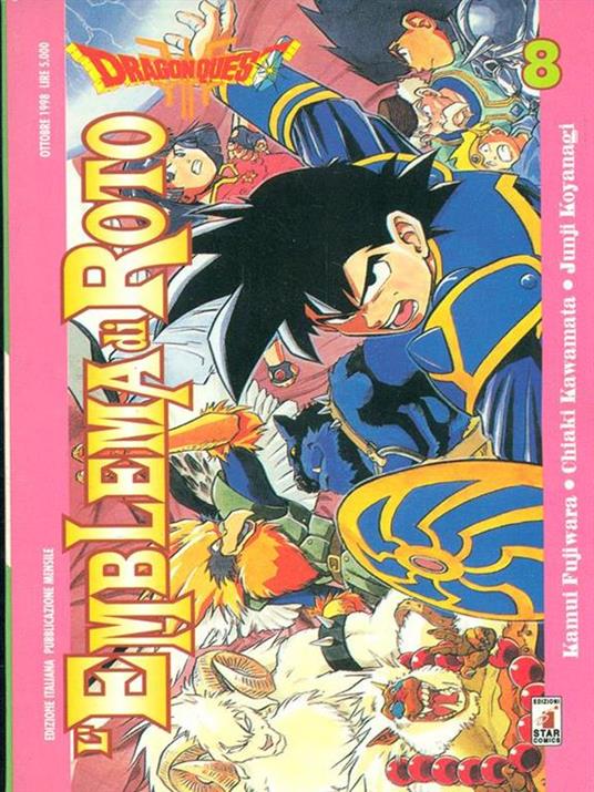 Dragon quest n.8. ottobre 1998 - copertina
