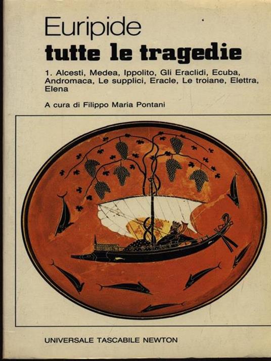 Tutte le tragedie - Euripide - copertina