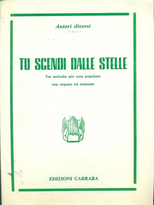Tu scendi dalle stelle - copertina
