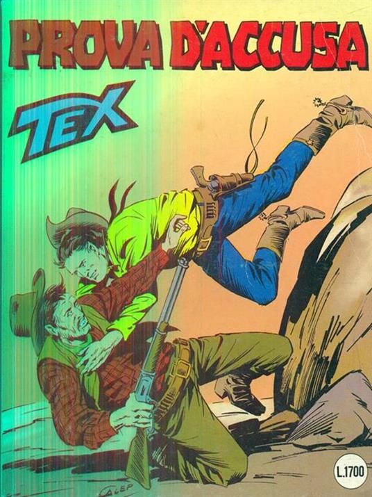 Tex 338 / Prova d'accusa - copertina