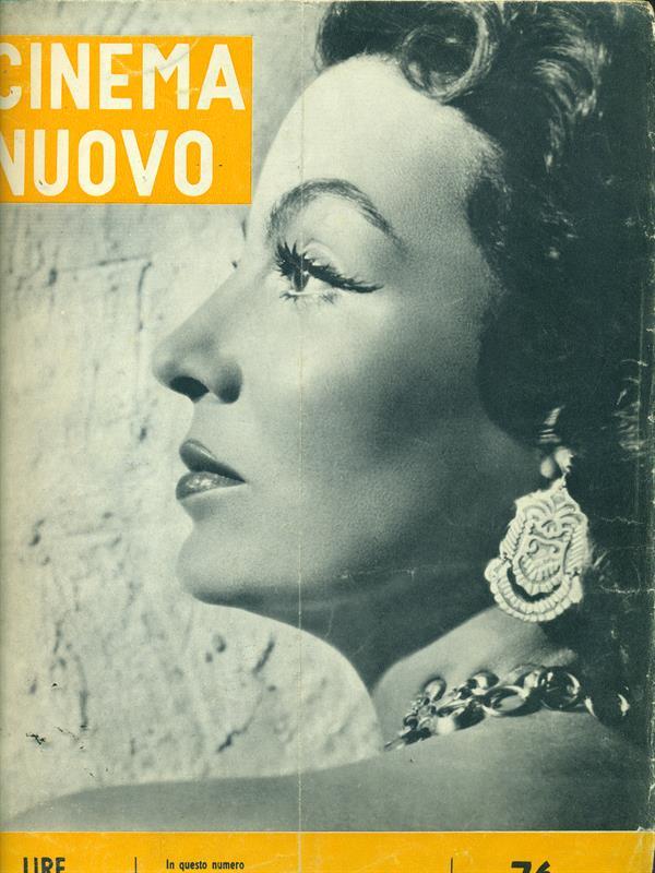 Cinema nuovo n. 76. 10 febbraio 1956