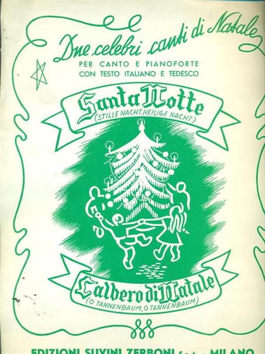 Due celebri canti di Natale - copertina