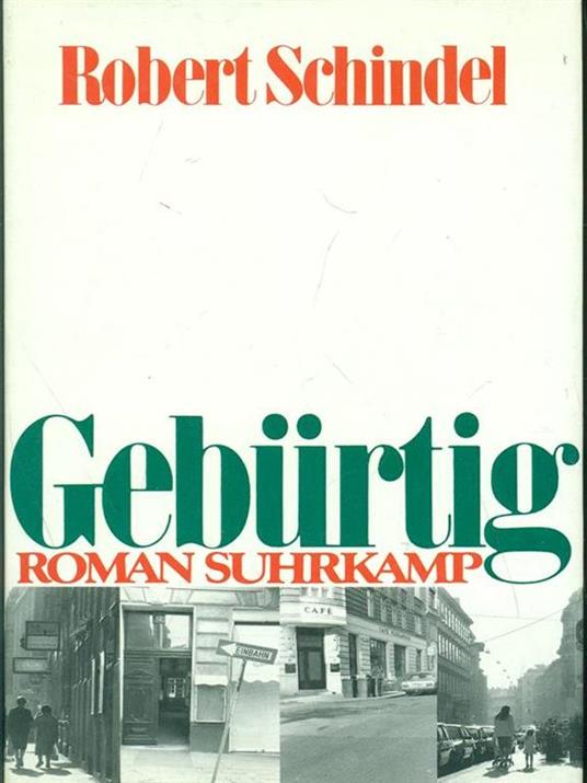 Geburtig - Robert Schindel - copertina