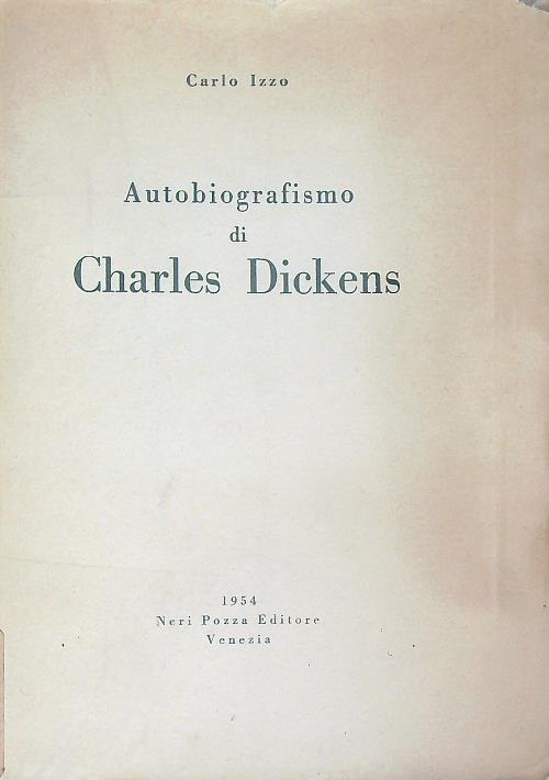Autobiografismo di Charles Dickens