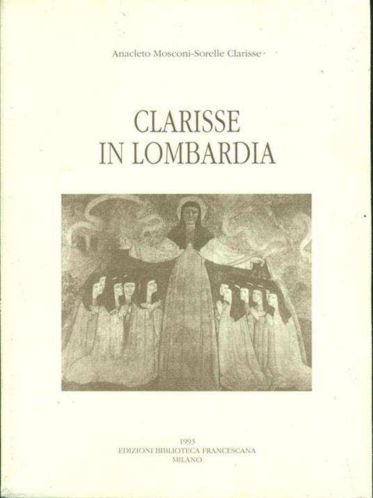 Clarisse in Lombardia - Anacleto Mosconi - copertina
