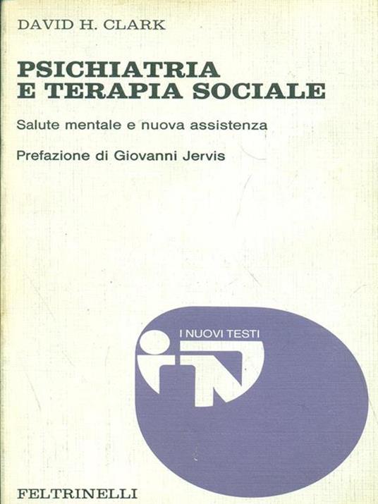 Psichiatria e terapia sociale - copertina