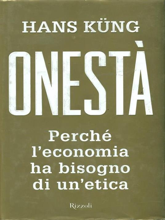 Onestà - Hans Küng - 2