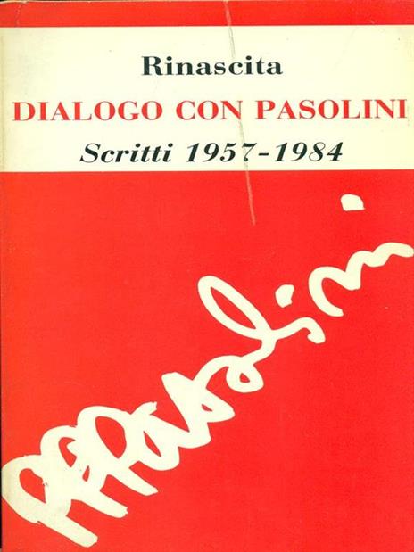 Dialogo con Pasolini - copertina