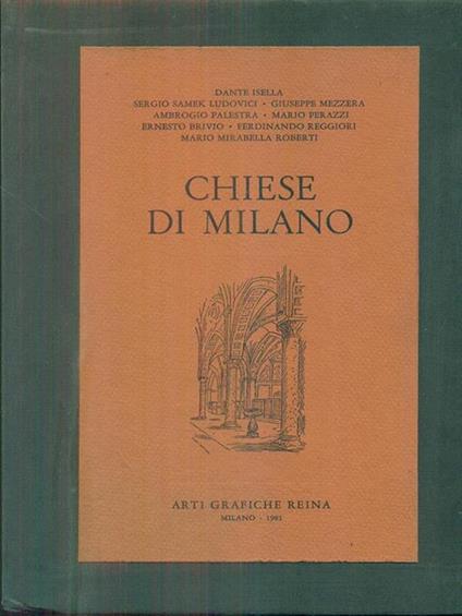 Chiese a Milano - copertina