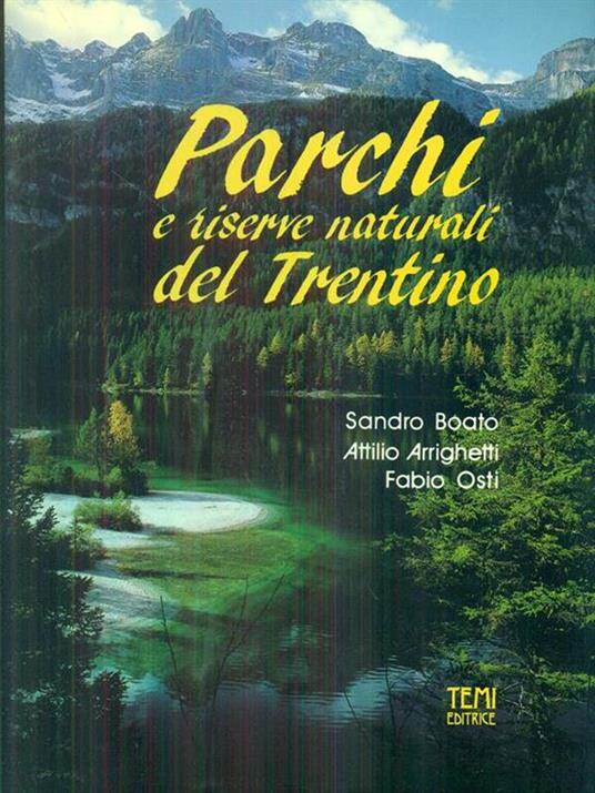 Parchi e riserve naturali del trentino - copertina