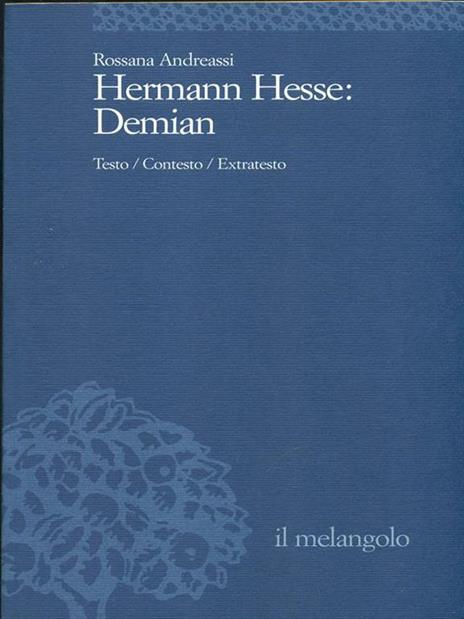 Hermann Hesse: Demian - Rossana Andreassi - copertina