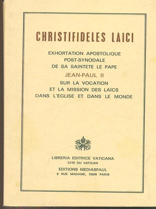 Christifideles Laici - 10