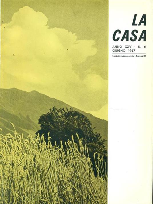 La casa n. 6. Giugno 1967 - copertina