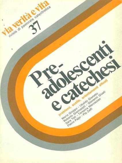 Pre-adolescenti e catechesi - copertina
